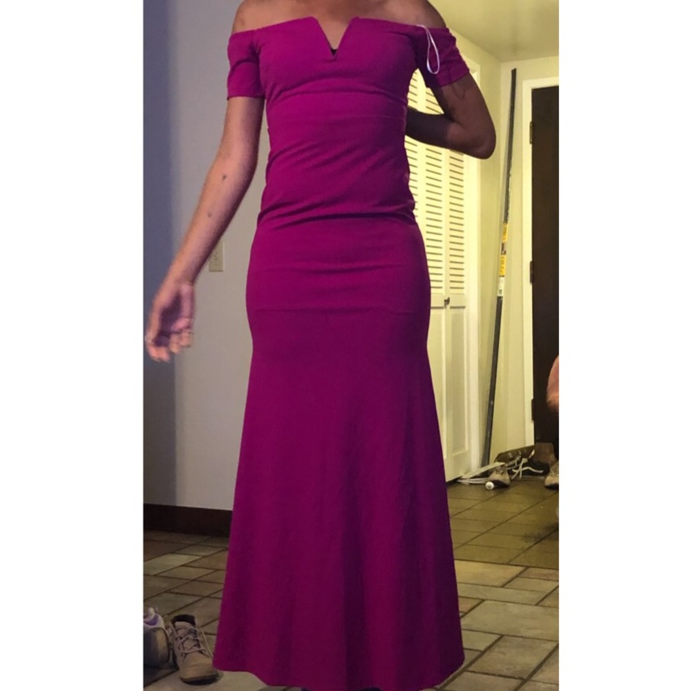 OFF-THE-SHOULDER DRESS - Picture 6 of 8